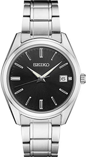 SEIKO Essentials, preto, Preto, Relógio de quartzo | Amazon.com.br